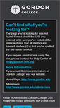 Mobile Screenshot of gordon-info.org